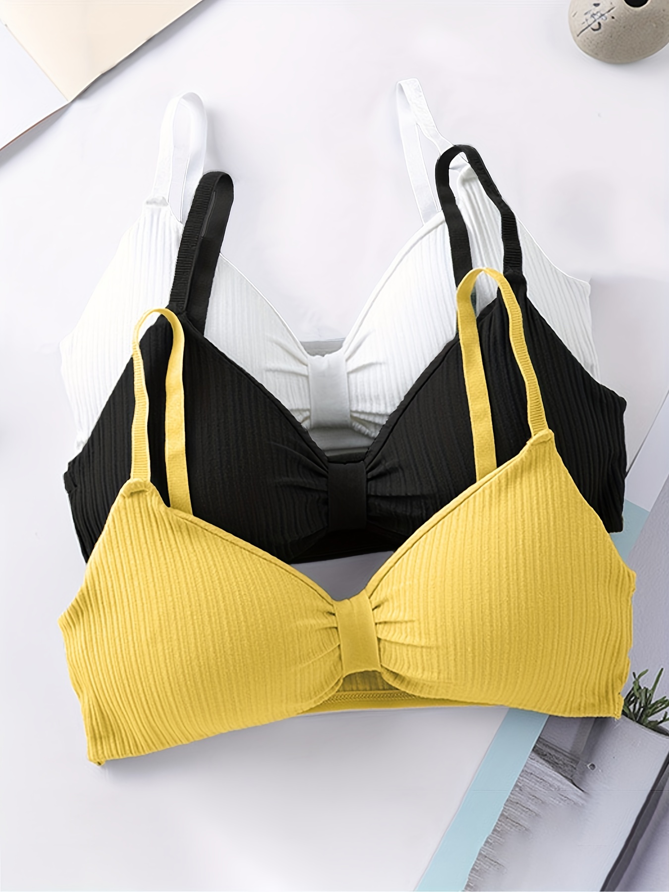 Fashion Women's French Style Bra Girl Wrapped Chest Adjustable