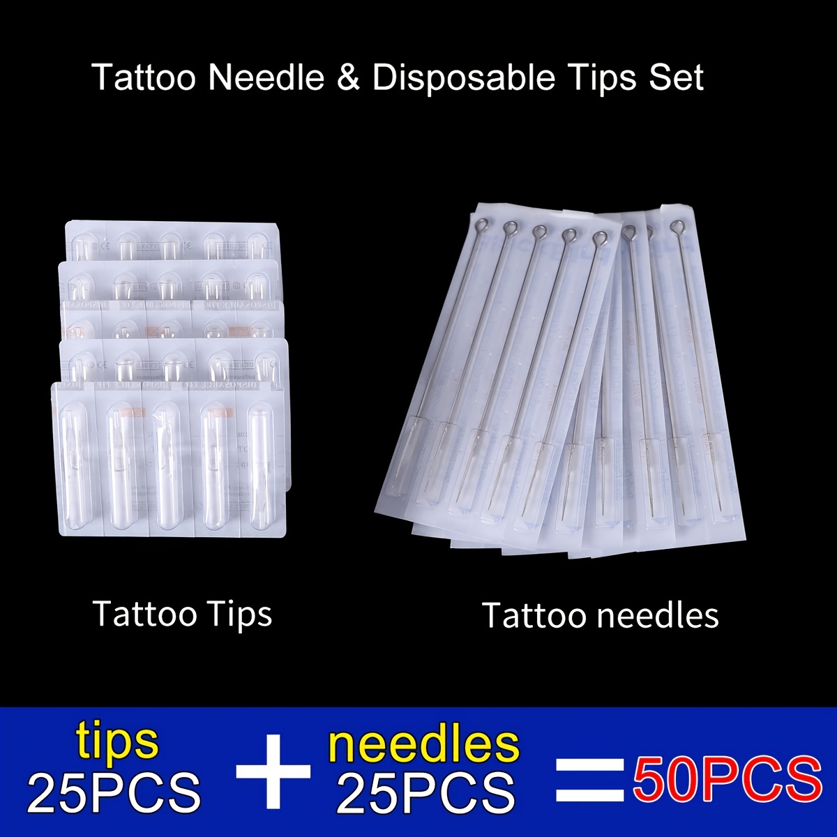 Tattoo Needles Assorted Disposable Pre sterilized - Temu