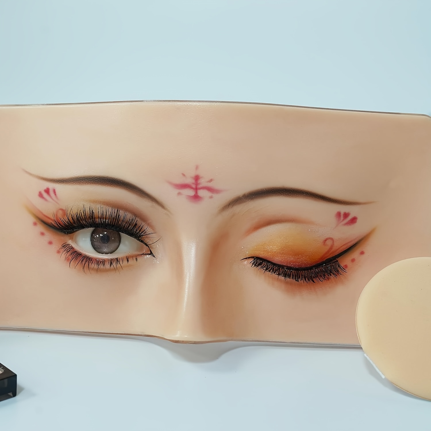 Makeup Practice Facial Board 5d Silicone Full Face Practice - Temu