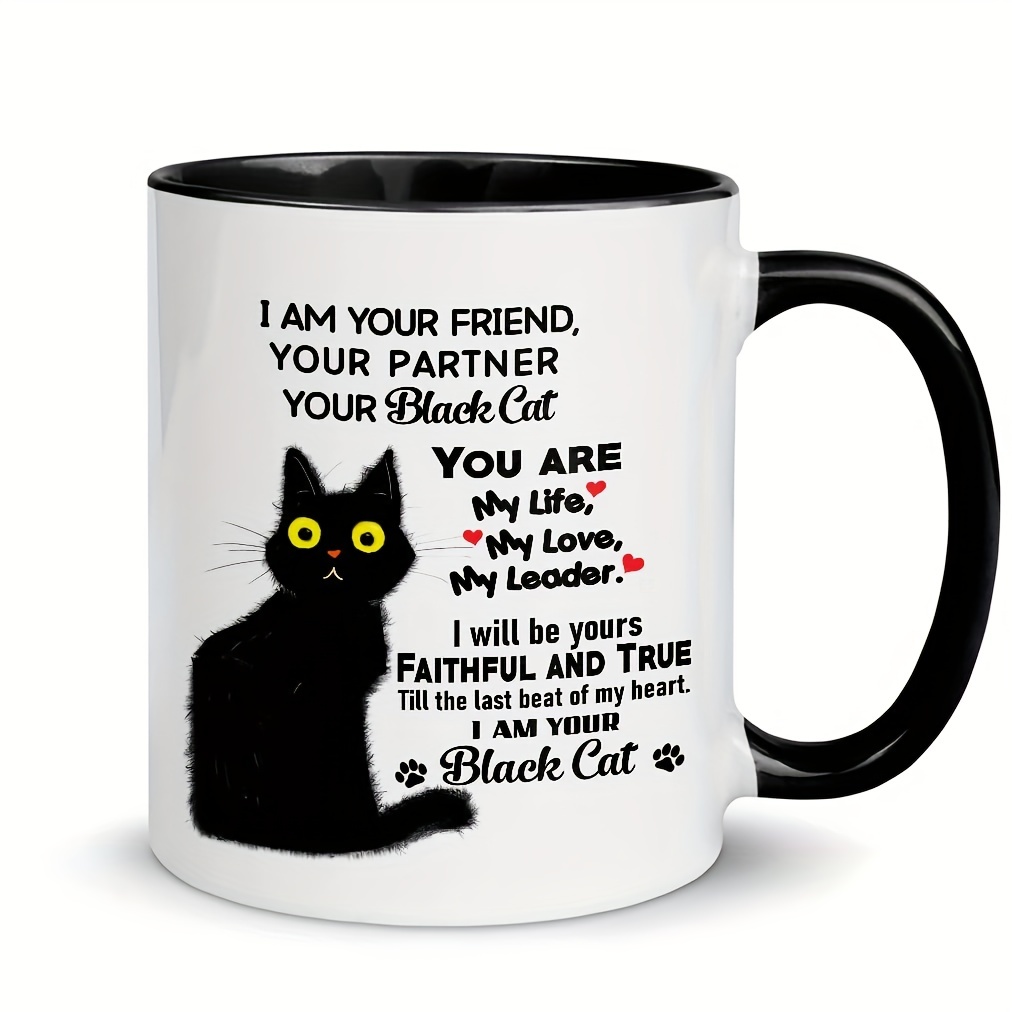  PrimeStore Personalized Funny Black Cat Mug Good