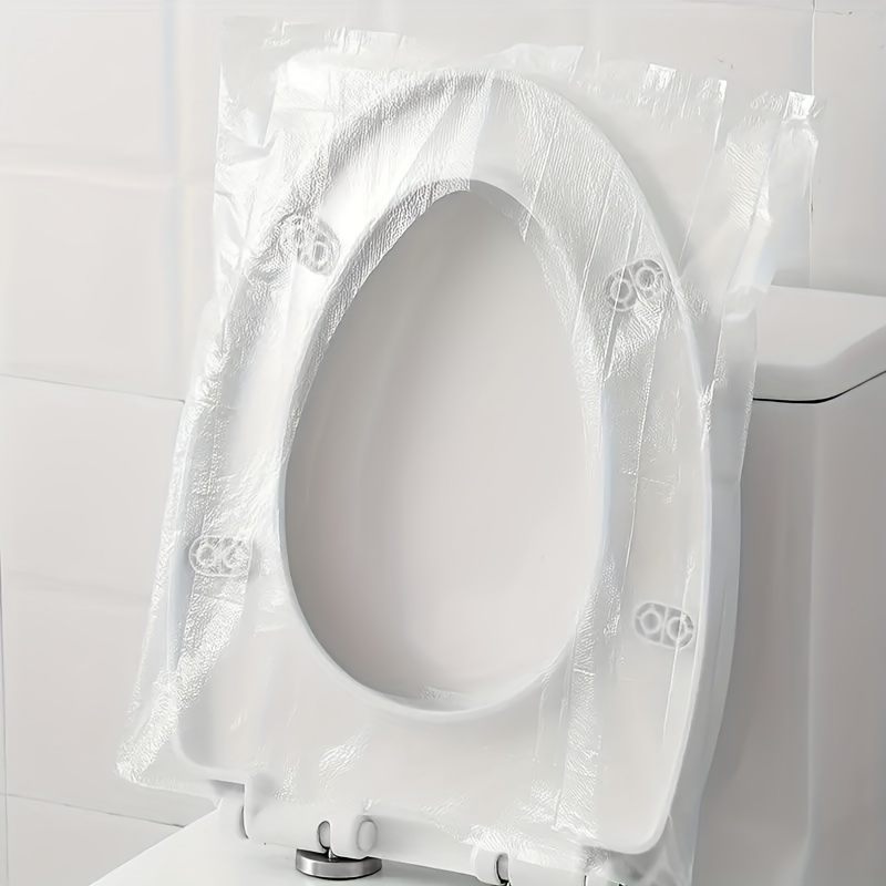 50pcs Disposable Toilet Seat Covers, Public Restroom Travel Toilet Seat  Covers, Large Potty Covers, Germ Protect From Public Toilets, Travel  Accessori