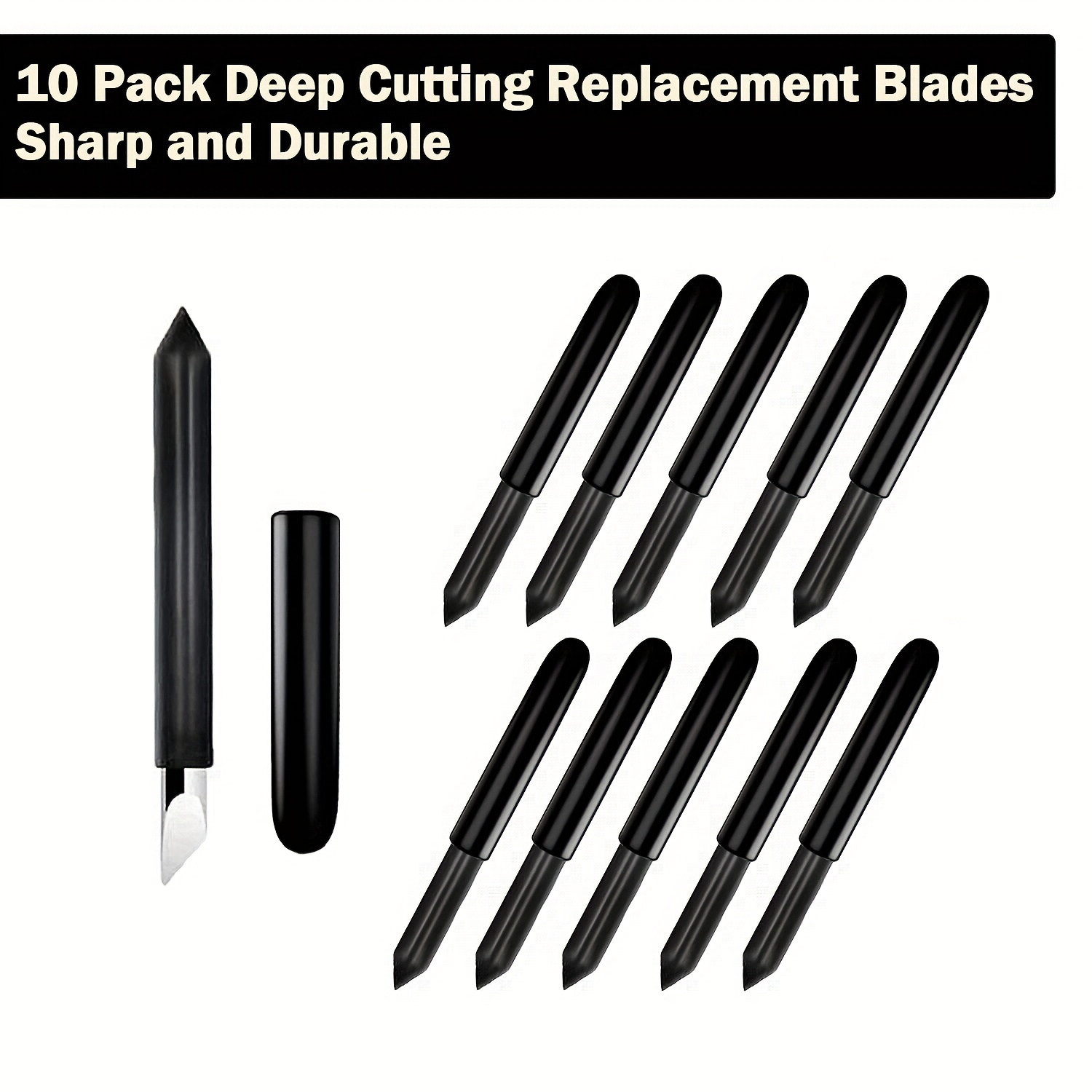 Cricut Maker Deep Point Replacement Blades, 2 Count