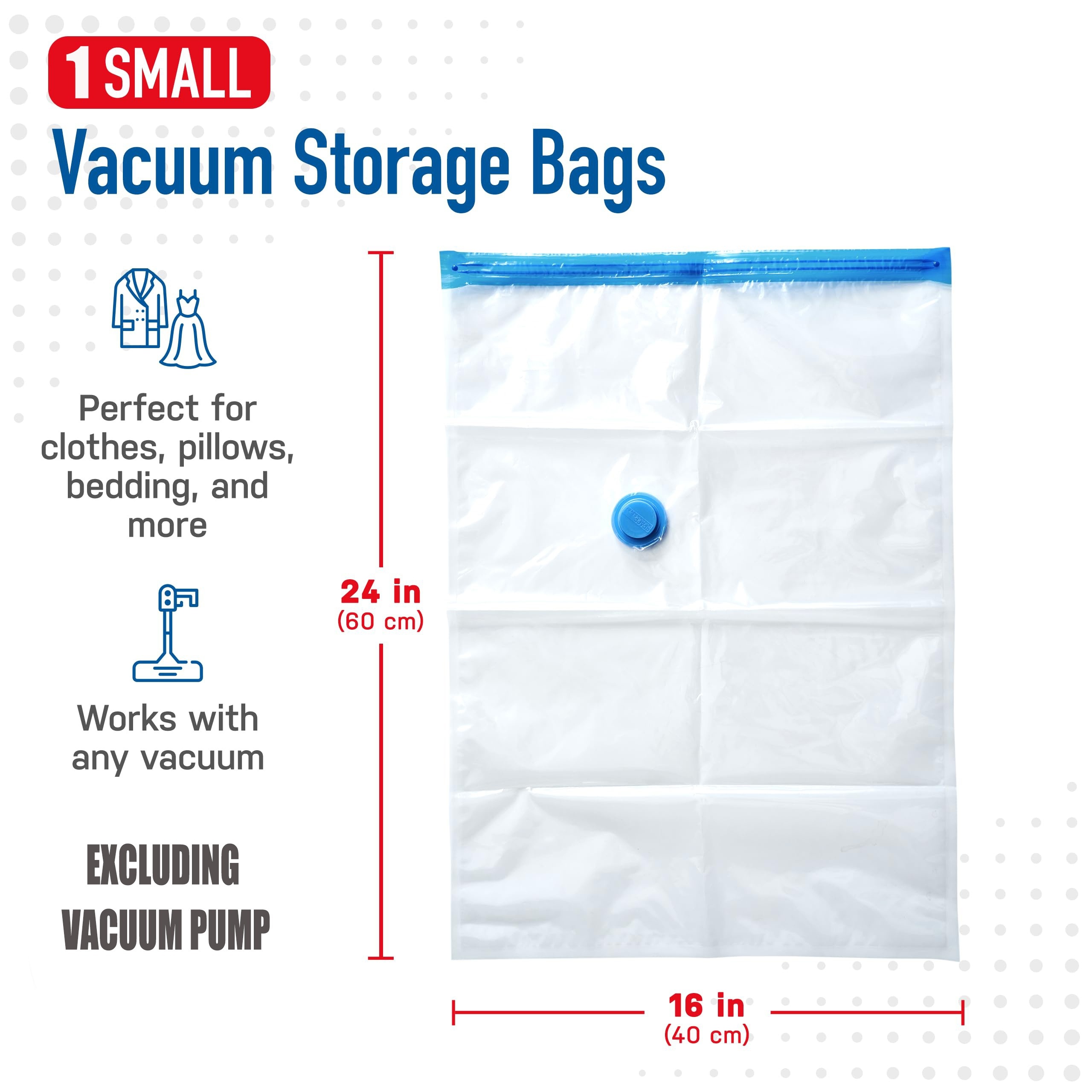 Clear Vacuum Compression Storage Bags With Hand Pump Sealed - Temu