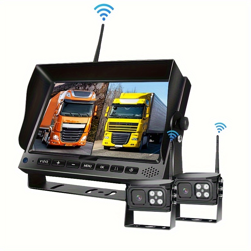 Kit de système de caméra de recul sans fil pour voiture / camion /  fourgonnette / pick-up / camping
