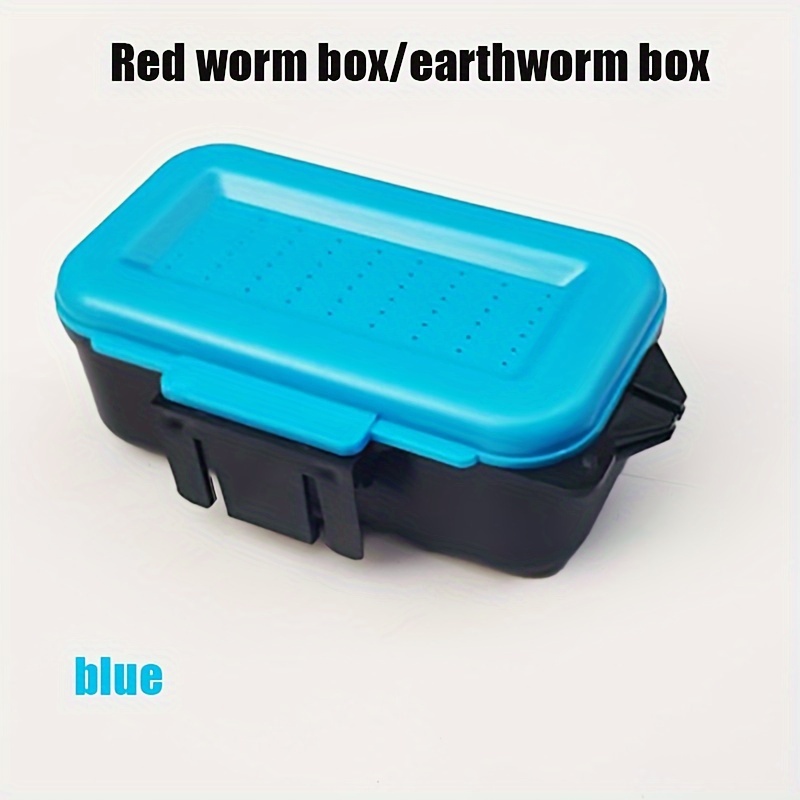 Live Bait Box Portable Red Worm Box Fishing Accessory - Temu