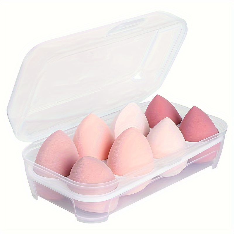 Clear Beauty Egg Storage Box Rotatable Small Cute Acrylic - Temu