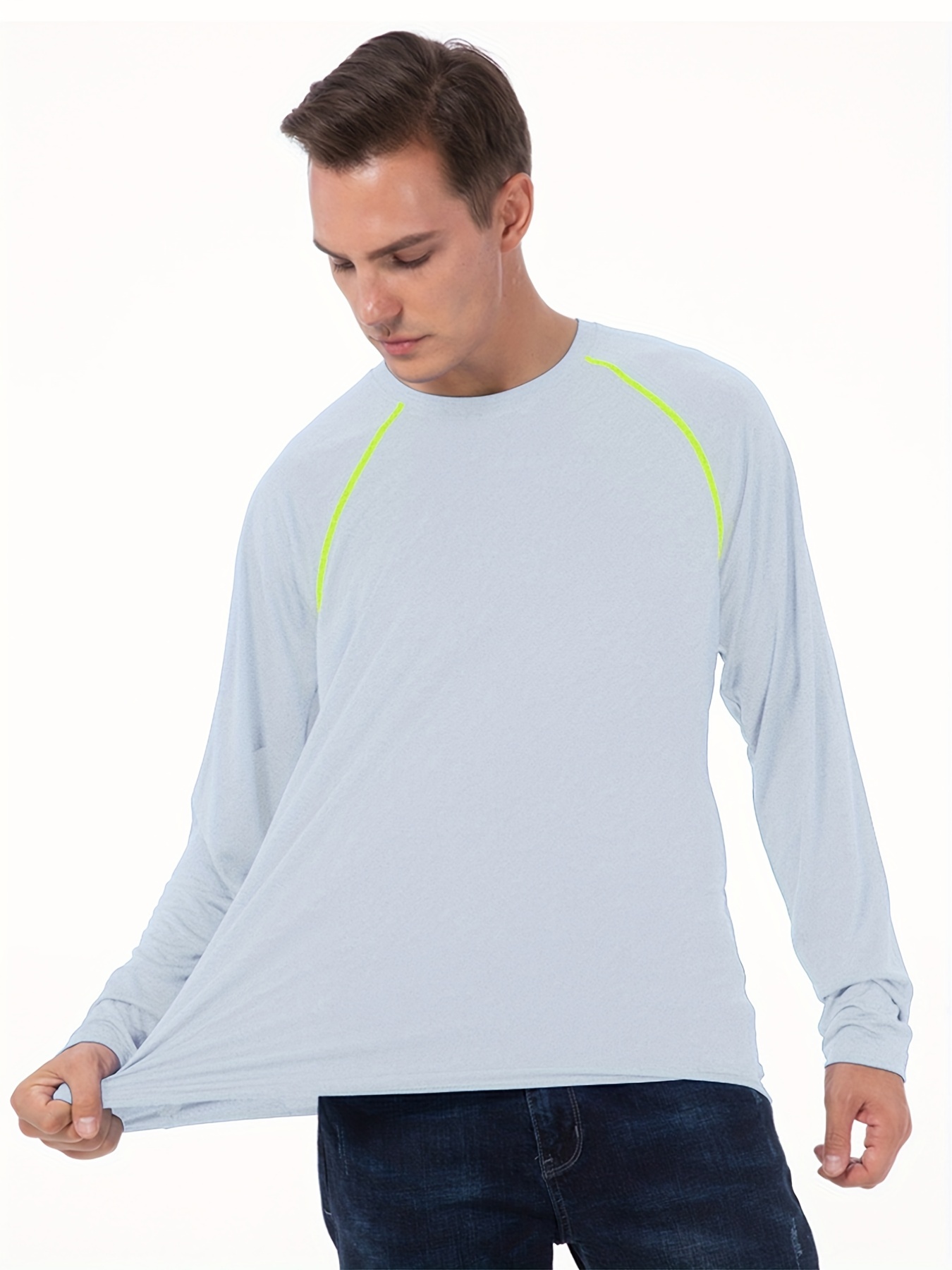 Men's Sun Protection Shirt: Quick dry Upf 50+ Long sleeve - Temu