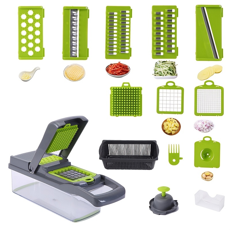  Vegetable Chopper,13-in-1 Multifunctional Veggie