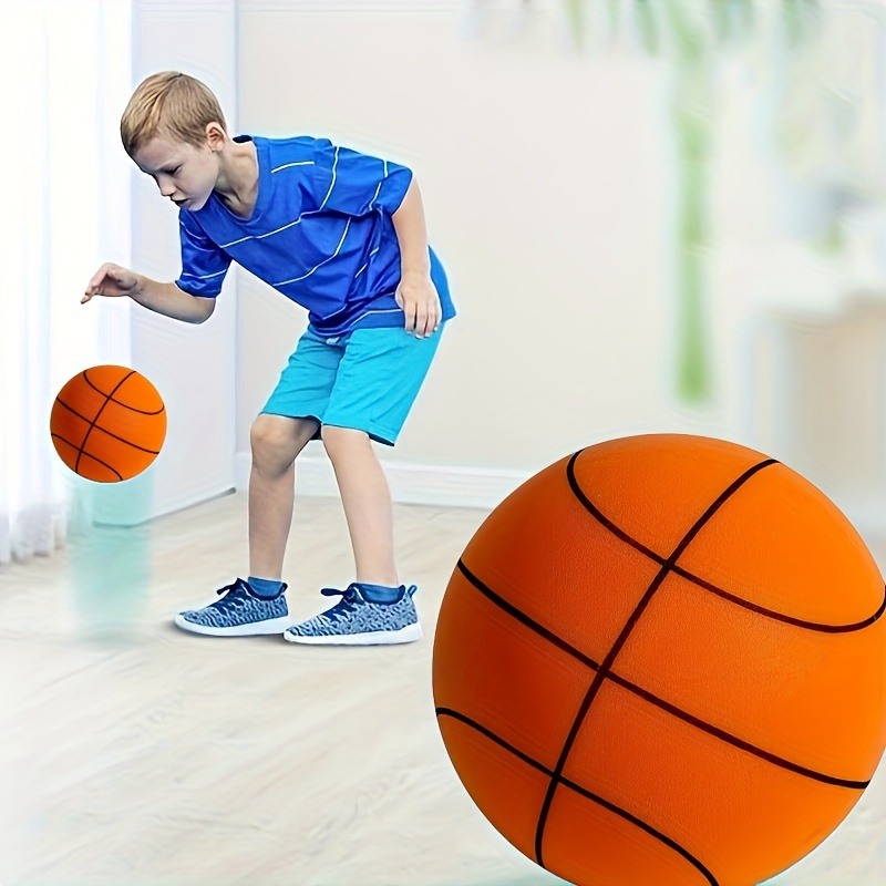 Bola de basquete silenciosa para ambientes internos, Basquete silencioso, Drible de basquete interno silencioso, Bola de espuma de treinamento de  alta densidade sem revestimento