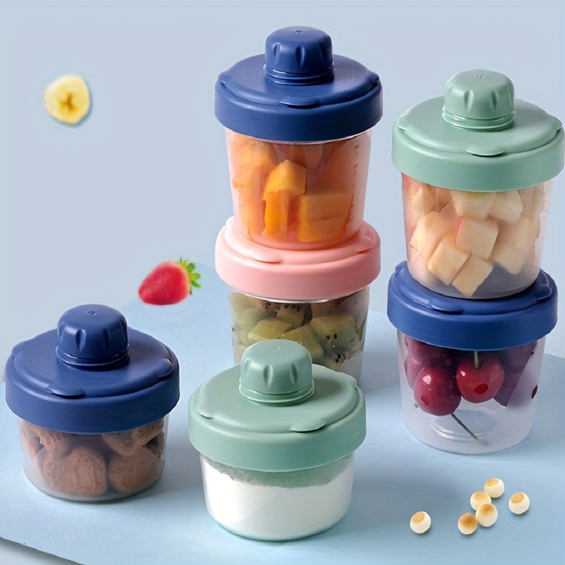  FRCOLOR 2 pcs formula storage container dispenser container  formula travel container milk powder container travel snack container  formula dispenser sealable containers candy baby food : Baby