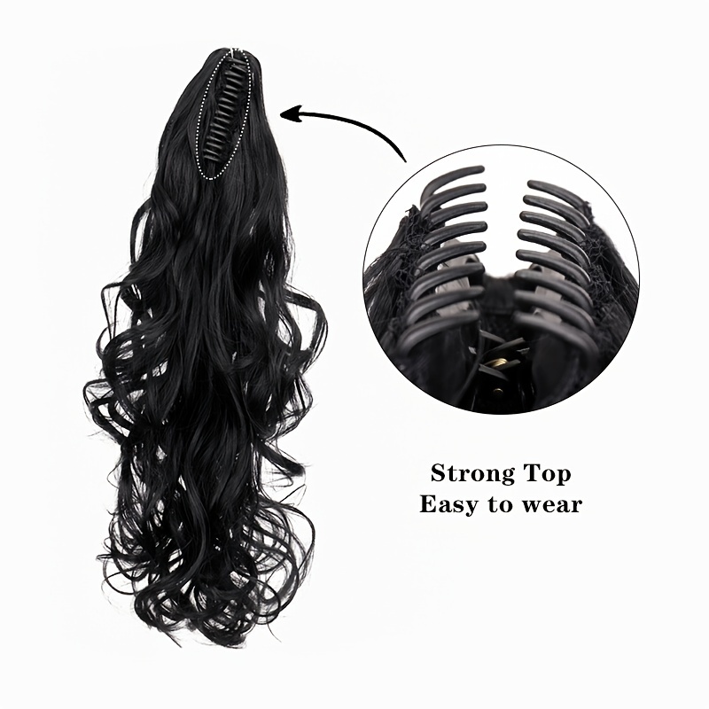 Wavy Ponytail Extensions for Women Messy Curly Hairpiece