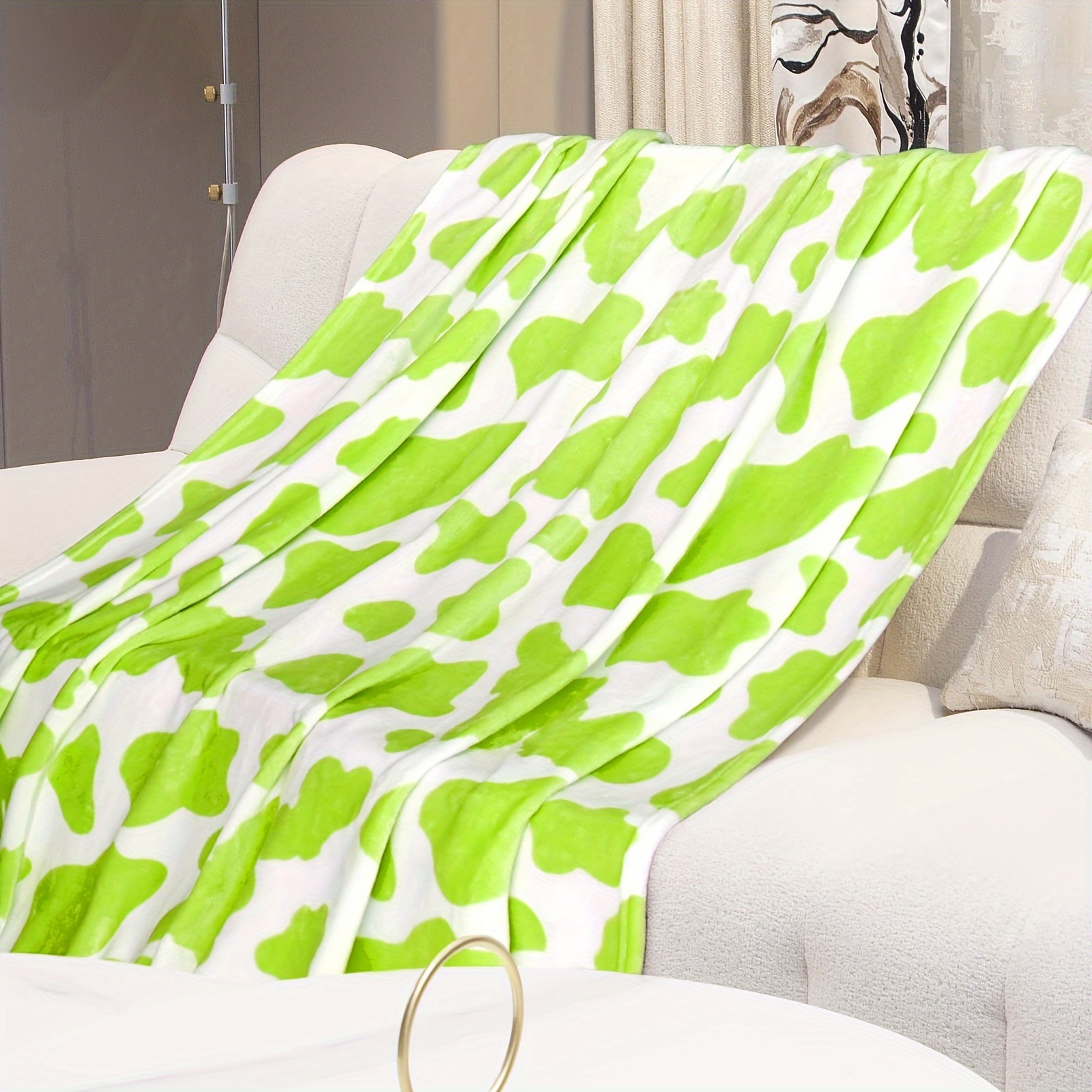 Lime green best sale bed throw