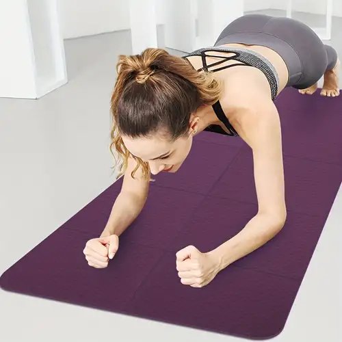 Portable Microfiber Foldable Yoga Mat Anti slip Thickened - Temu