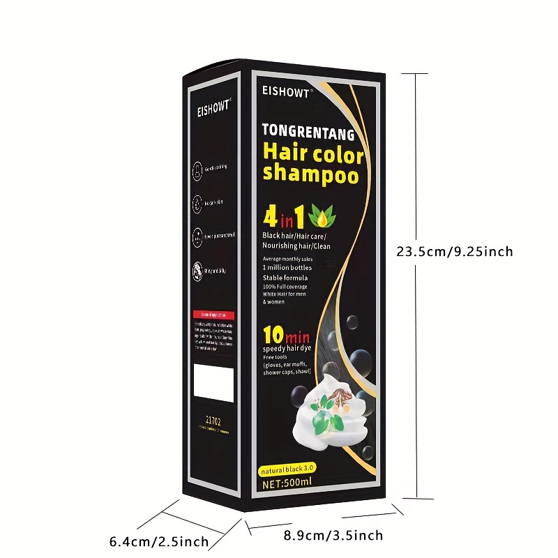 Halloween Instant Hair Shampoo Plant Bubble Hair Dye Cream