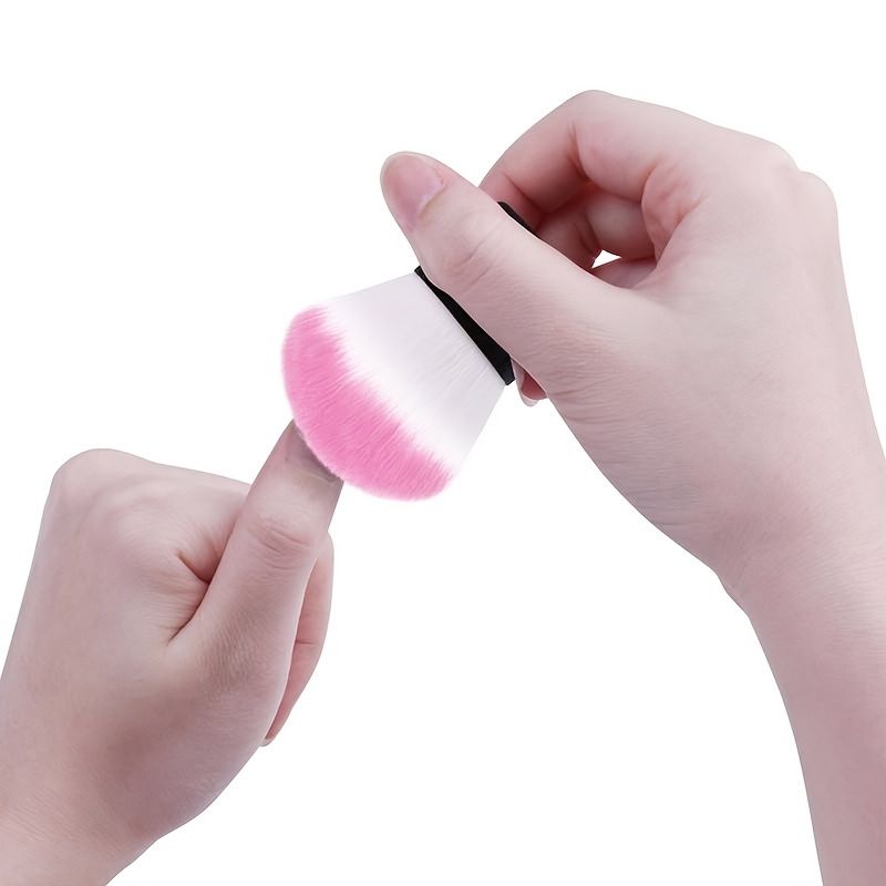 Practical Nail Brush Remove Dust Powder For Acrylic Nails Nail And Nail Art Dust  Clean - Beauty & Personal Care - Temu