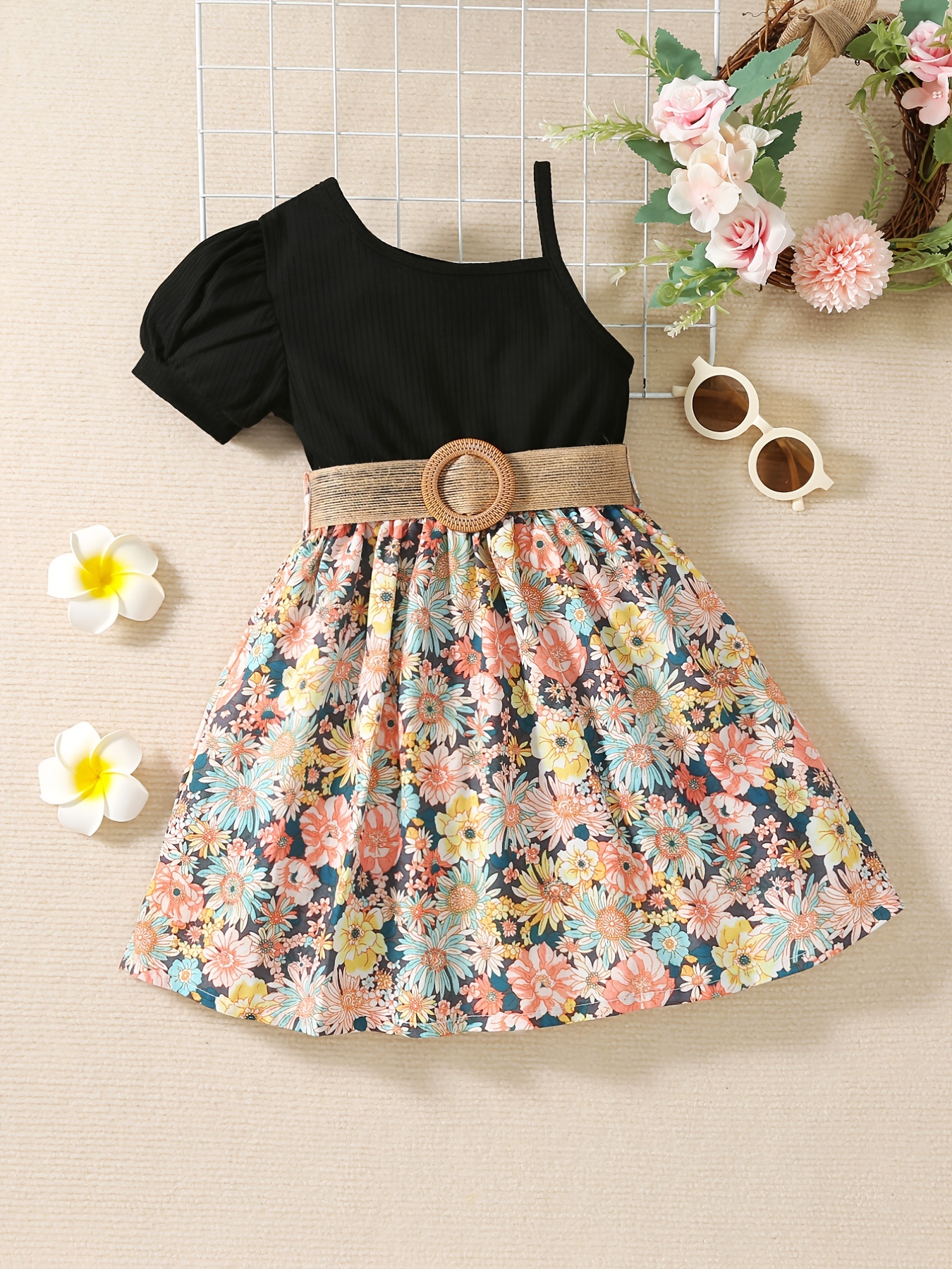 short summer floral dresses