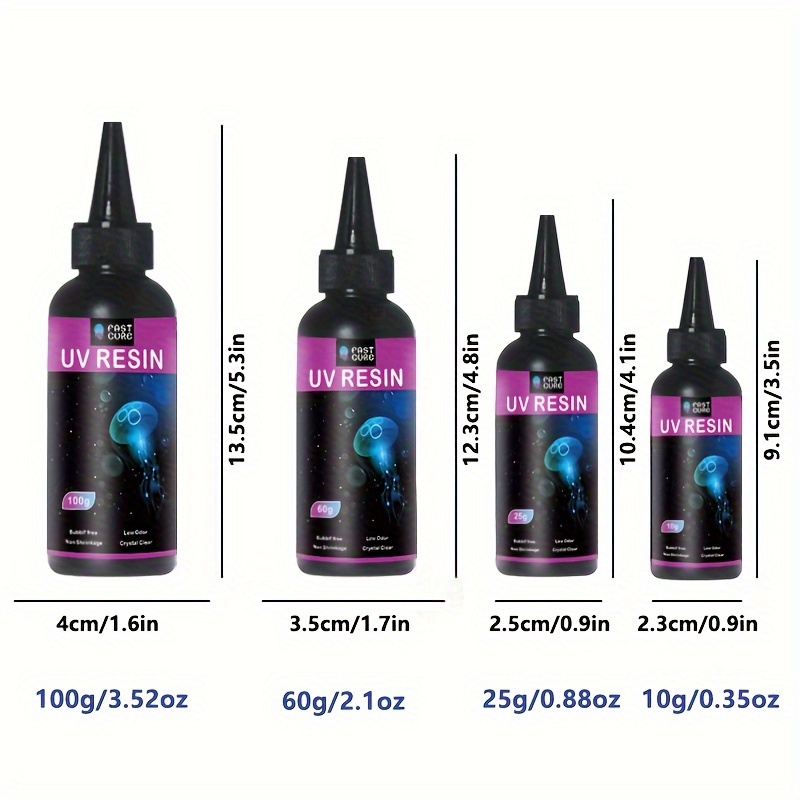 Resina UV Cristal de tipo Duro no requiere preparación, esta lista para  usar. Se puede curar instantáneamente en minutos con lámparas UV. …