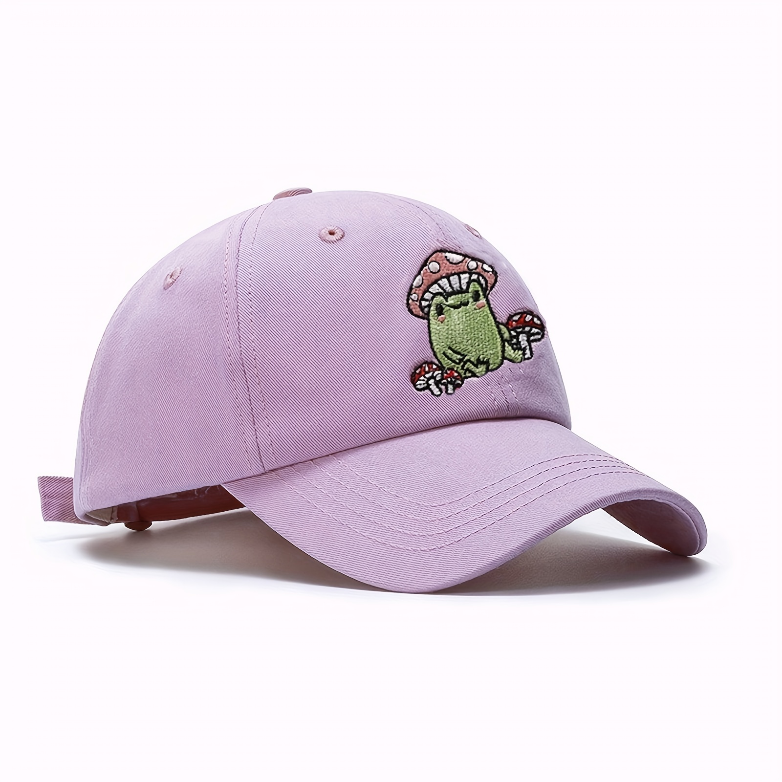Mens And Womens Baseball Embroidered Frog Baseball Can Absorb Sweat -  Jewelry & Accessories - Temu