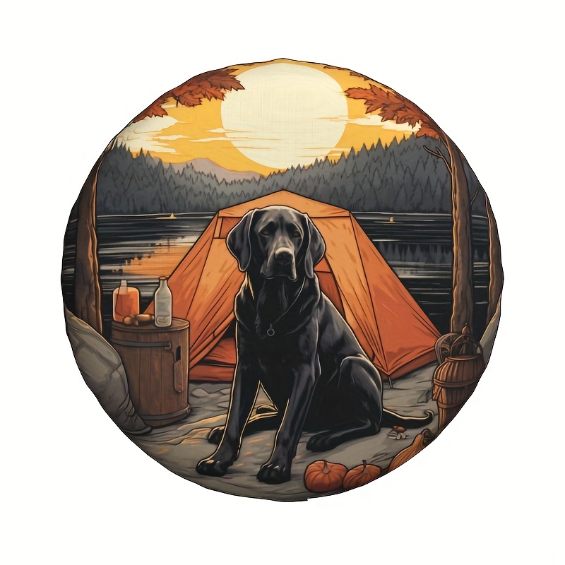 Dog Spare Tire Cover Weatherproof Wheel Protectors Universal Fit For Trailer  Rv Suv Truck Camper Travel Trailer Temu