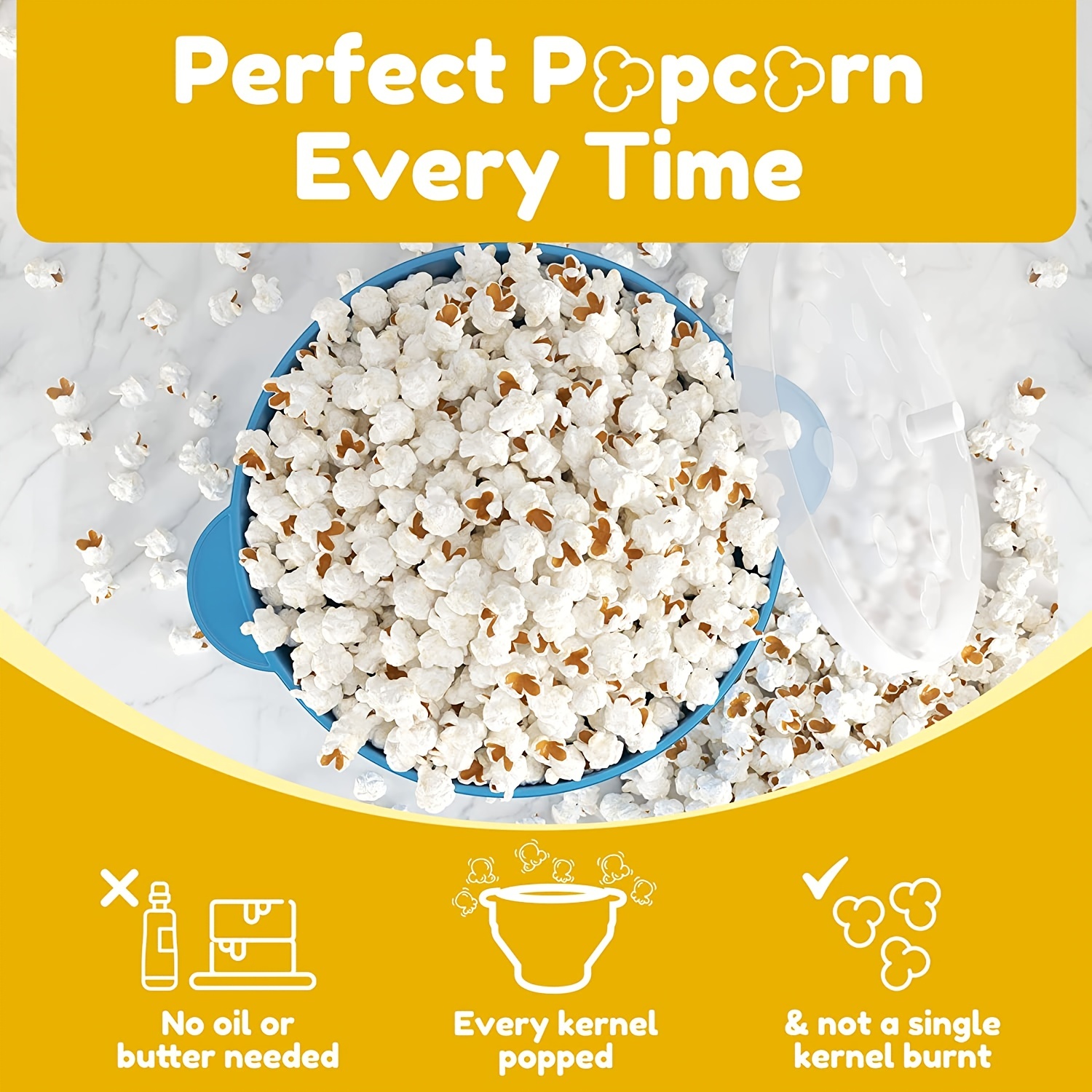 1pc Originale Popcorn Popper A Microonde Popcorn Maker In - Temu Italy