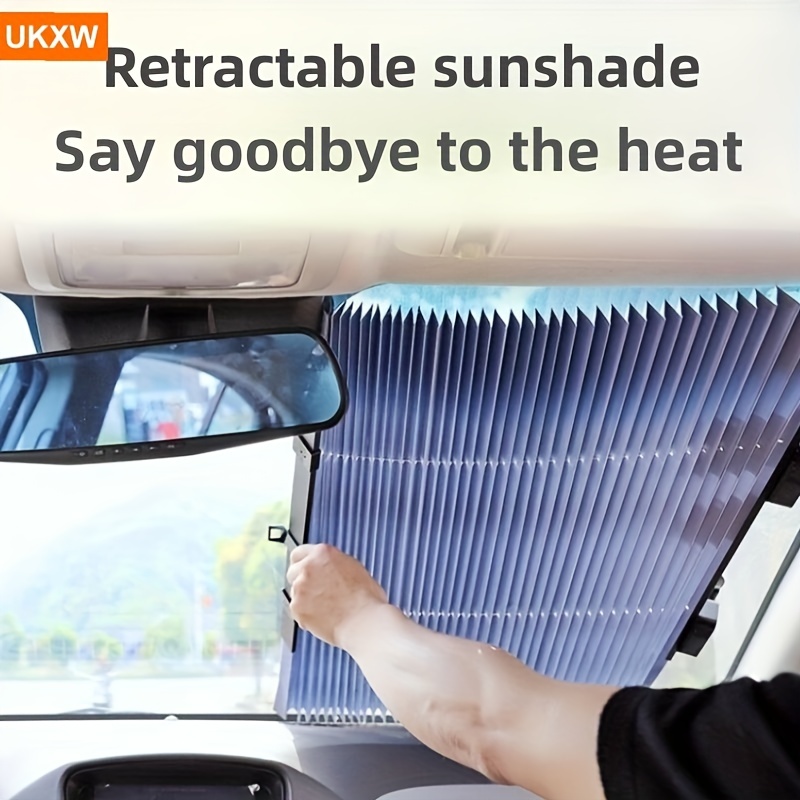 Pare-soleil rétractable pour fenêtre avant de voiture, Protection