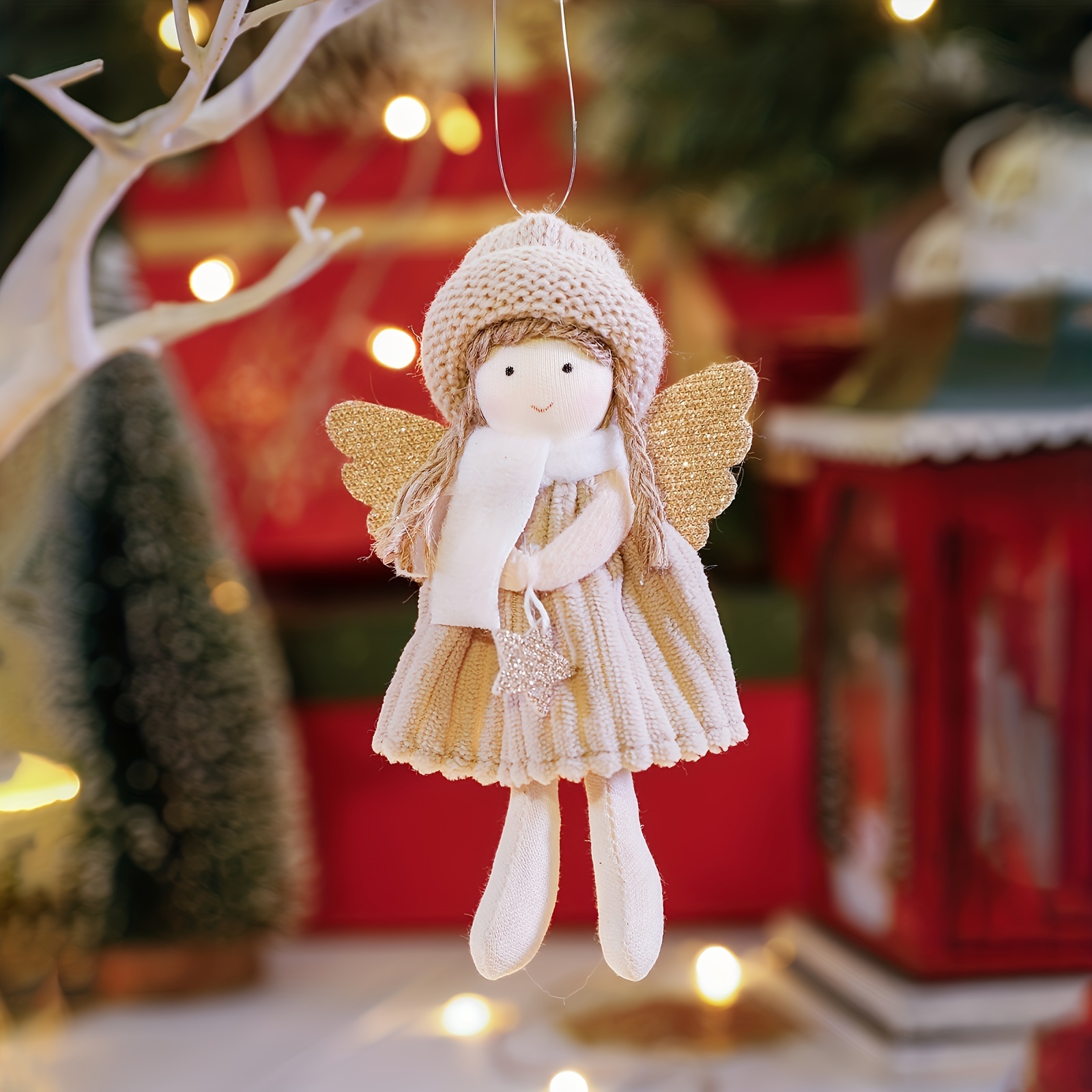  IAMAGOODLADY Christmas Decorations,Christmas Decoration Doll  Christmas Ornament,Angel Girl Doll Pendant Tree Hanging Ornaments Items Under  5 Dollars Clearance Items Under 10 Dollars Gifts 10 Dollars : Everything  Else