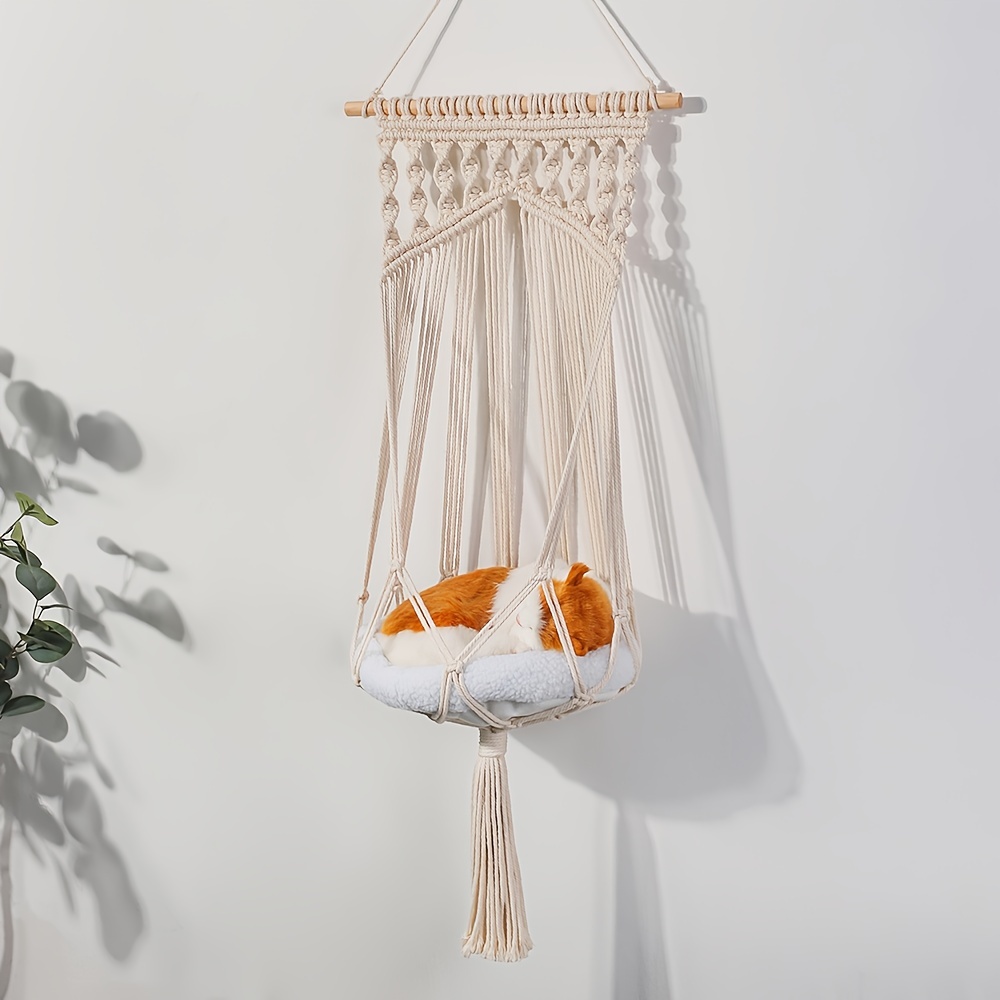 1pc Woven Cat Nest Hammock Cat Bed - Shop Our Store Now & Save!