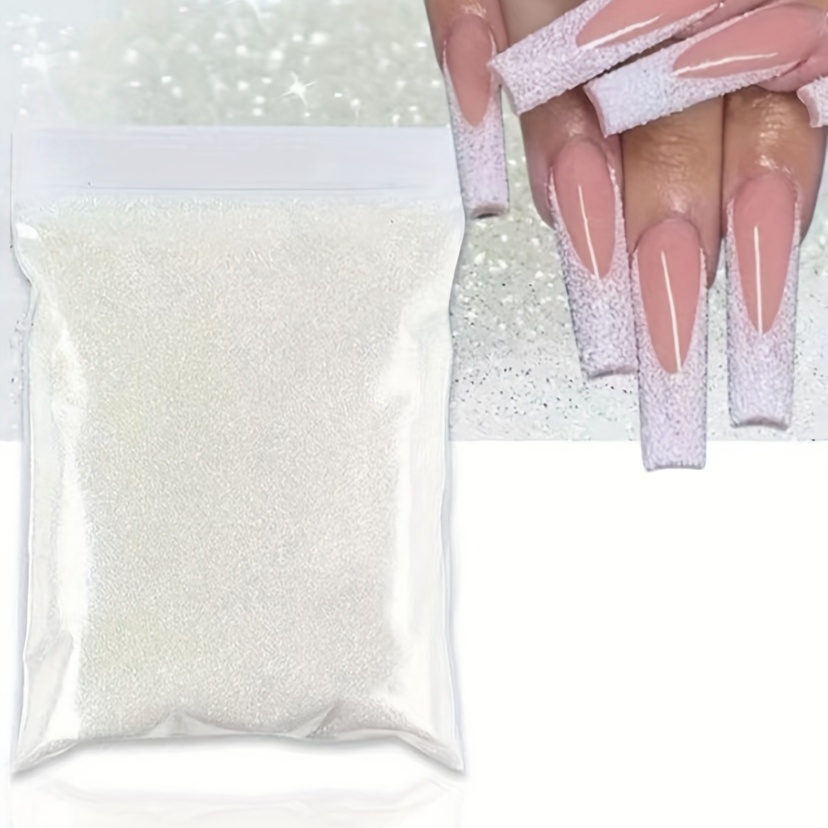 9 Colors Nail Glitter Powder White Black Dust Sand Powder - Temu United  Arab Emirates