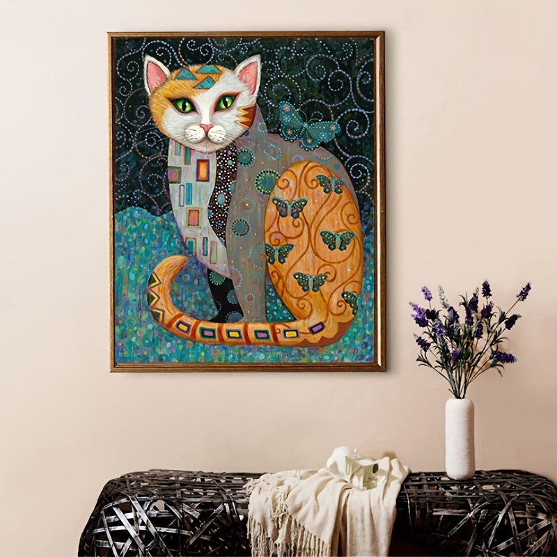 Abstract Cat Diamond Painting Kit