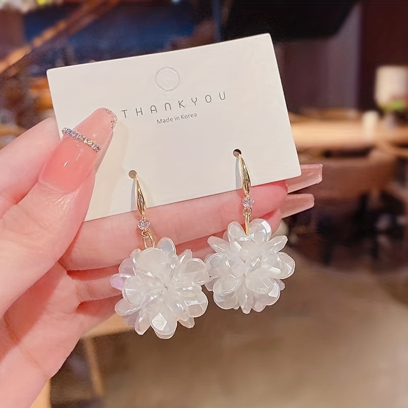  Fashion Earrings Flower Earrings for Women Sweet Light