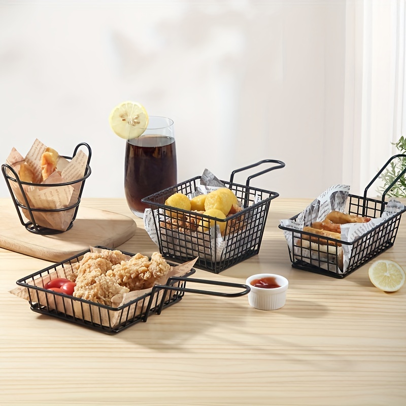 Upgrade Your Kitchen With A Stainless Steel Mini French Fries Basket -  Perfect For American Snacks & Bbqs! - Temu United Arab Emirates