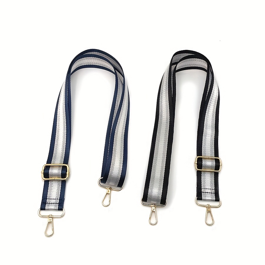 Stripe Design Crossbody Bag Strap