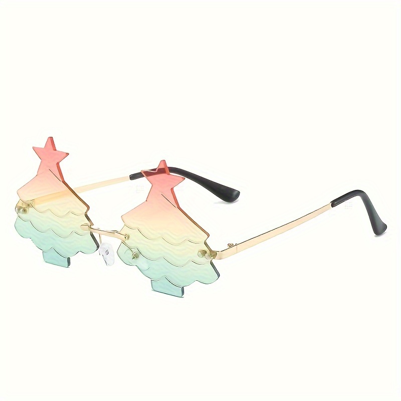 Unisex Leaf Shaped Fashion Sunglasses, Tac Lens Polarized Funky Glasses For  Party Cosplay - Temu