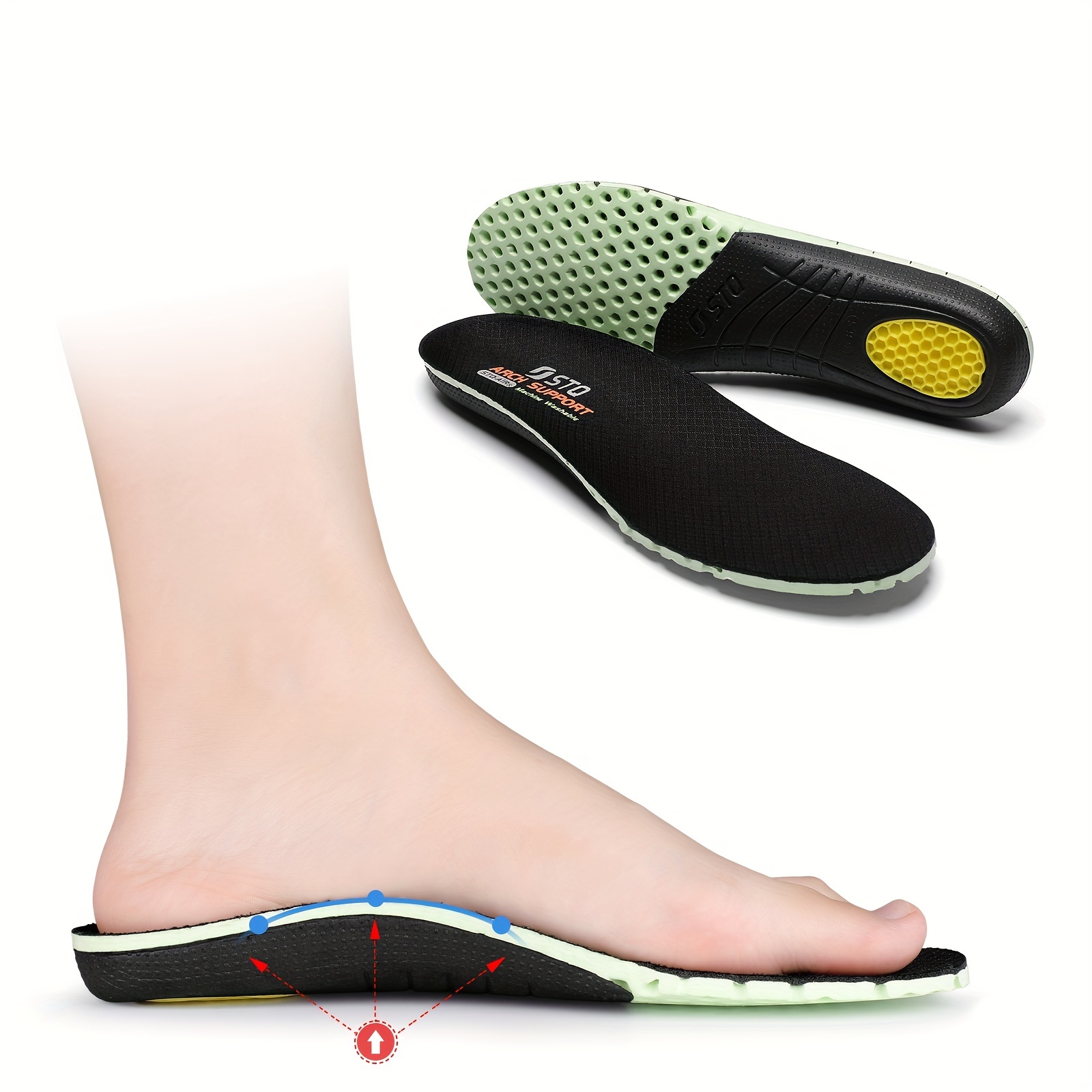 Pain Relief Orthotic Arch Support Shoe Inserts