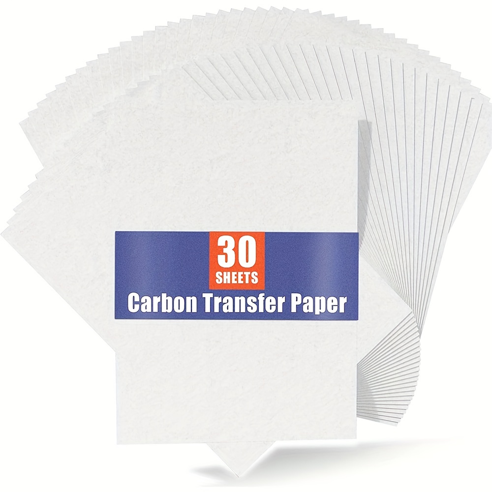 Carbon Paper for Tracing Graphite Transfer-Paper - PSLER 10 Sheets Red,10  Sheets Blue,10 Sheets Black Graphite Paper for Tracing Drawing Patterns on