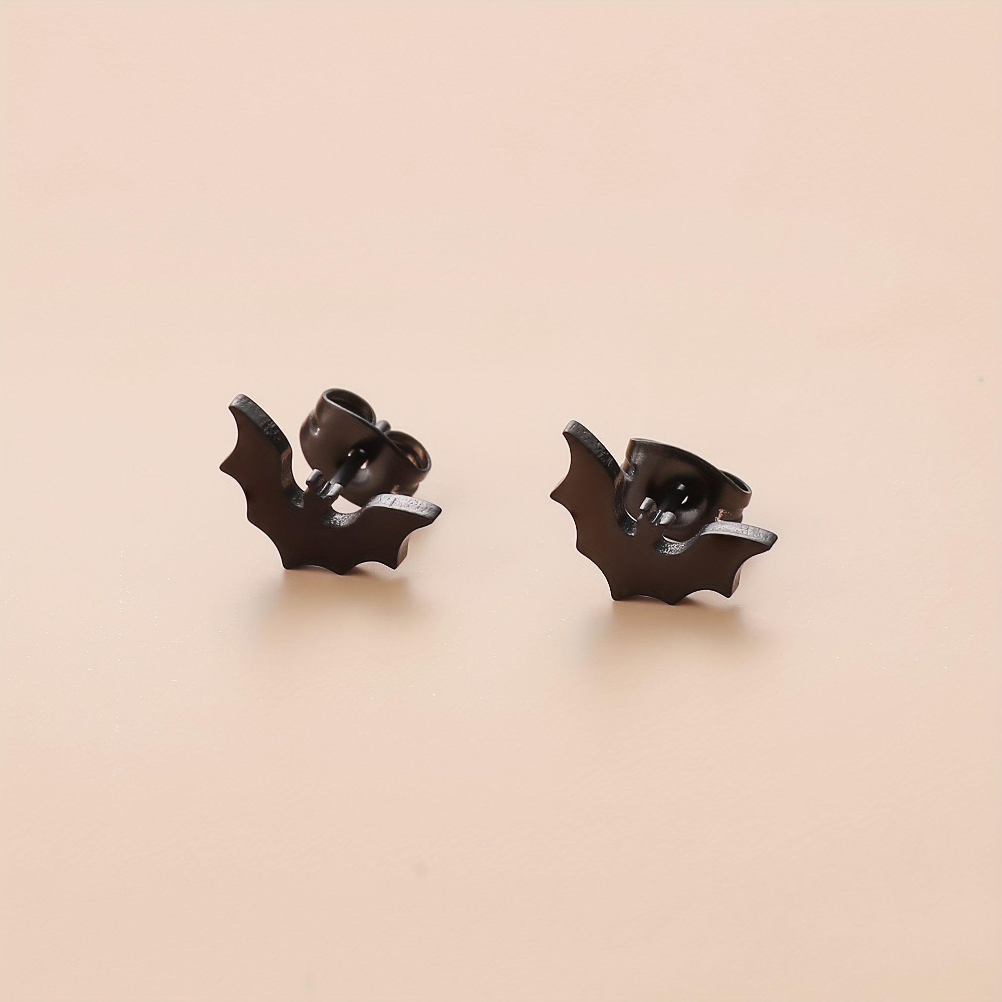 316l Stainless Steel Earrings Halloween Bat Suitable For Women's Personalized Earrings
