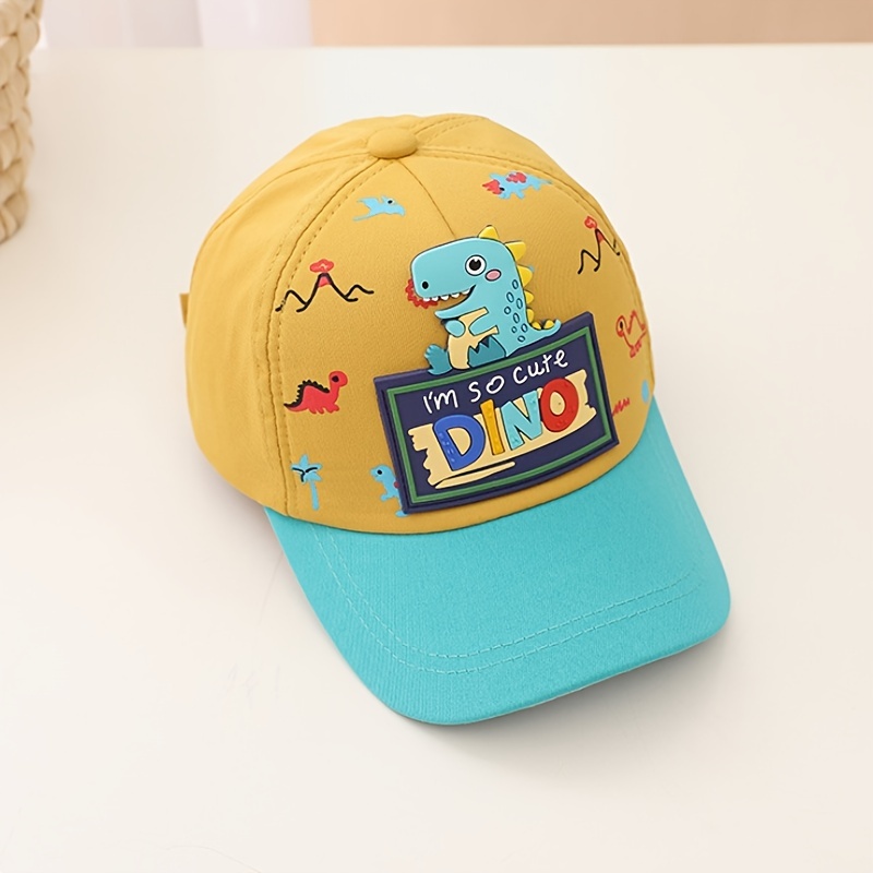 Kids' Dino Printed Baseball Hat - Cat & Jack™ Navy Blue