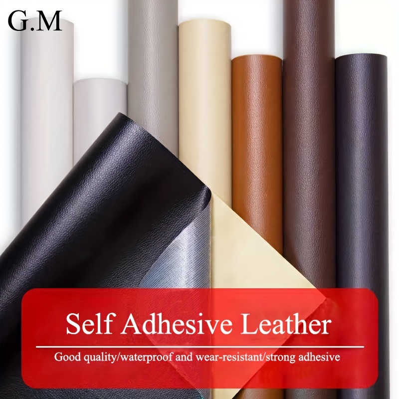 

1pc 100x137cm Pu Leather Self Adhesive Fix Subsidies Simulation Skin Back Since The Sticky Rubber Patch Leather Sofa Fabrics