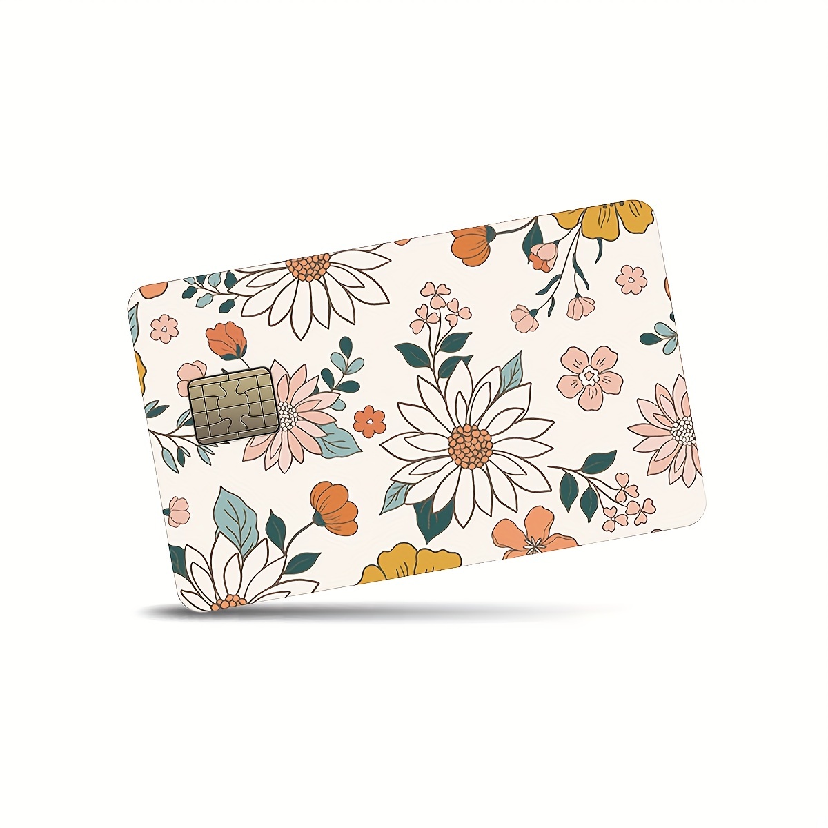 Card Skin Sticker Flower Pattern For Ebt, Transportation, Key, Credit,  Debit Card Skin - Protecting And Personalizing Bank Card - No Bubble, Slim,  Waterproof, Digital-printed - Temu