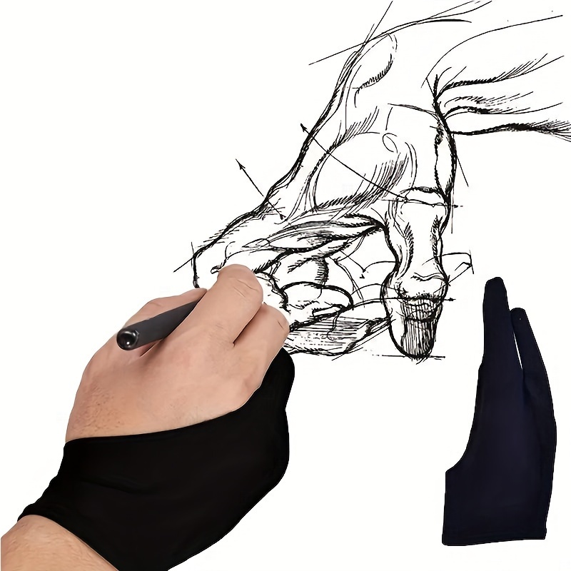 1 Smudge Resistant Drawing Glove - Temu