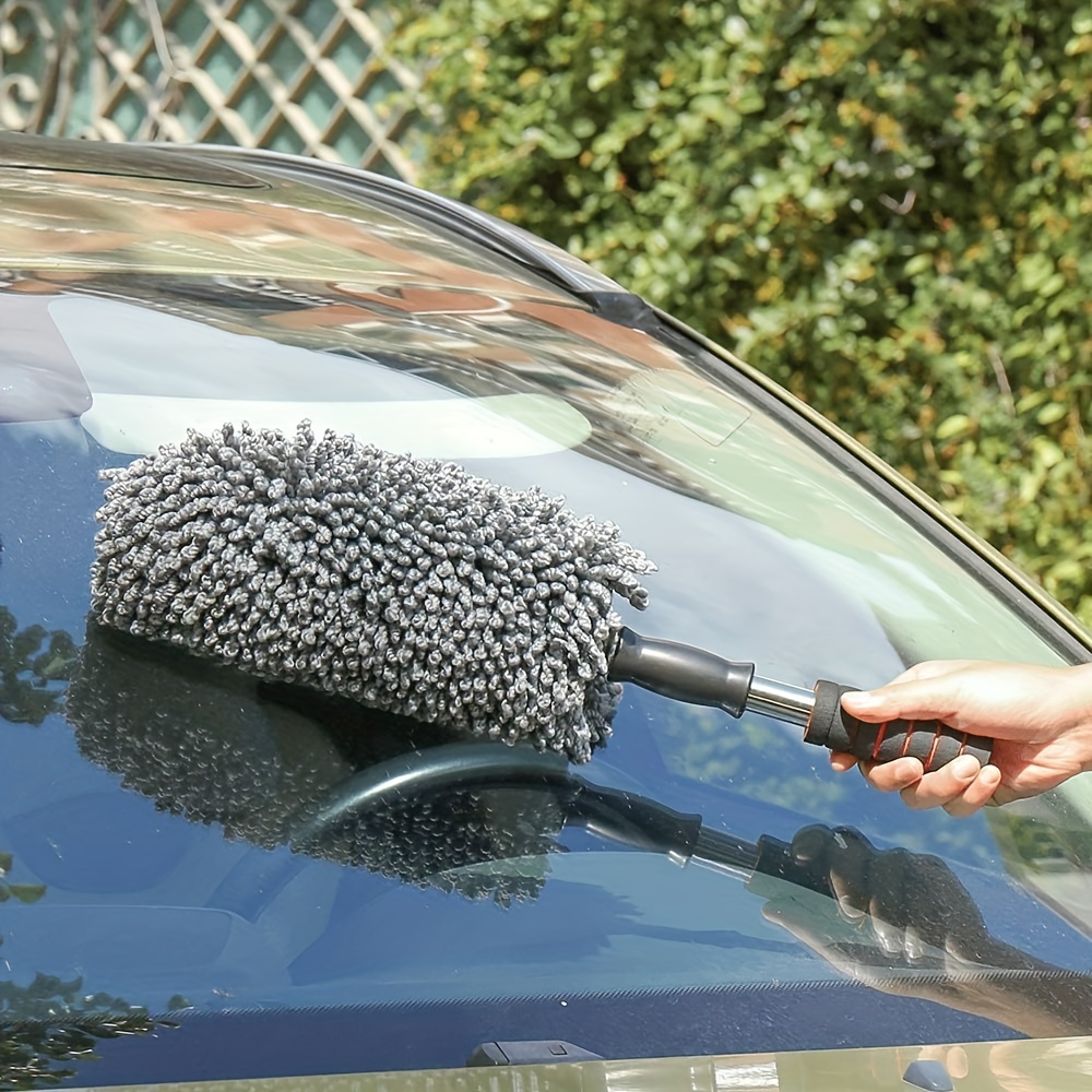 Car Dust Removal Small Duster Wipe, Car Soft Brush Cleaning Brush Mini  Bristle Brush Dust Removal Brush Nanofiber Car Interior Accessories