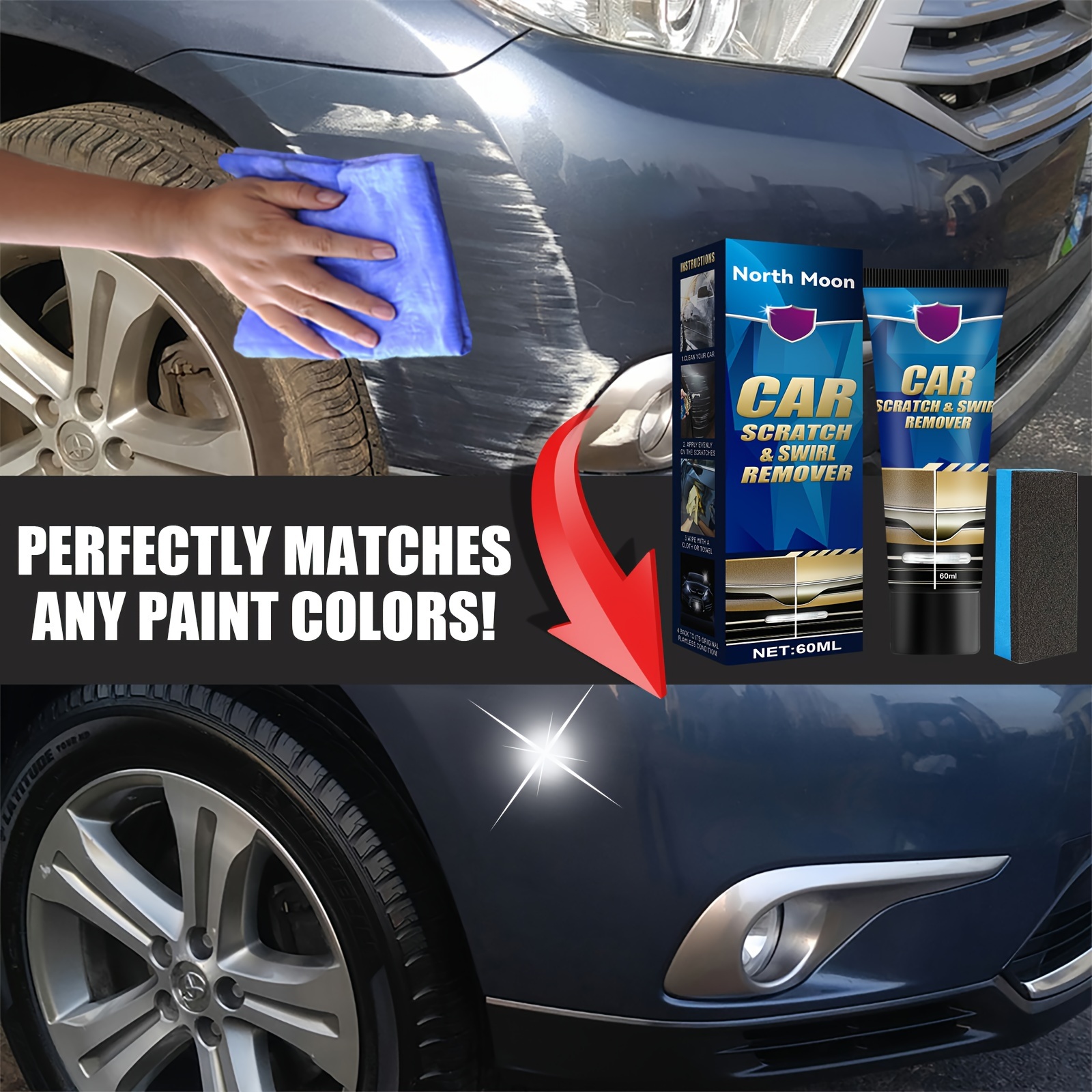 Effective Car Scratch Repair Remover Scratch Removal Solution Car Scratch  Repair Remover Cloth Easy To Use Car Scratch Remover - AliExpress