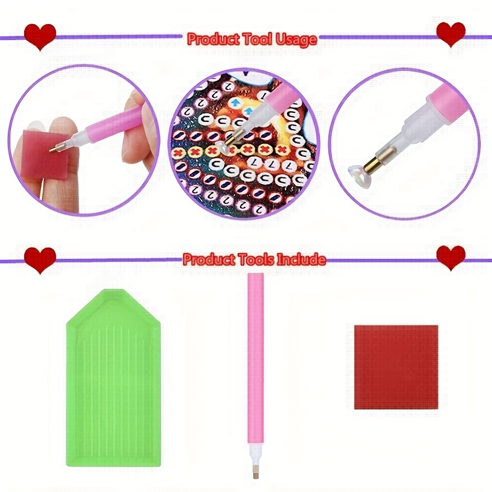 Special Shaped Diamonds Painting DIY 5D Partial Dot Painting Kits for Adults
