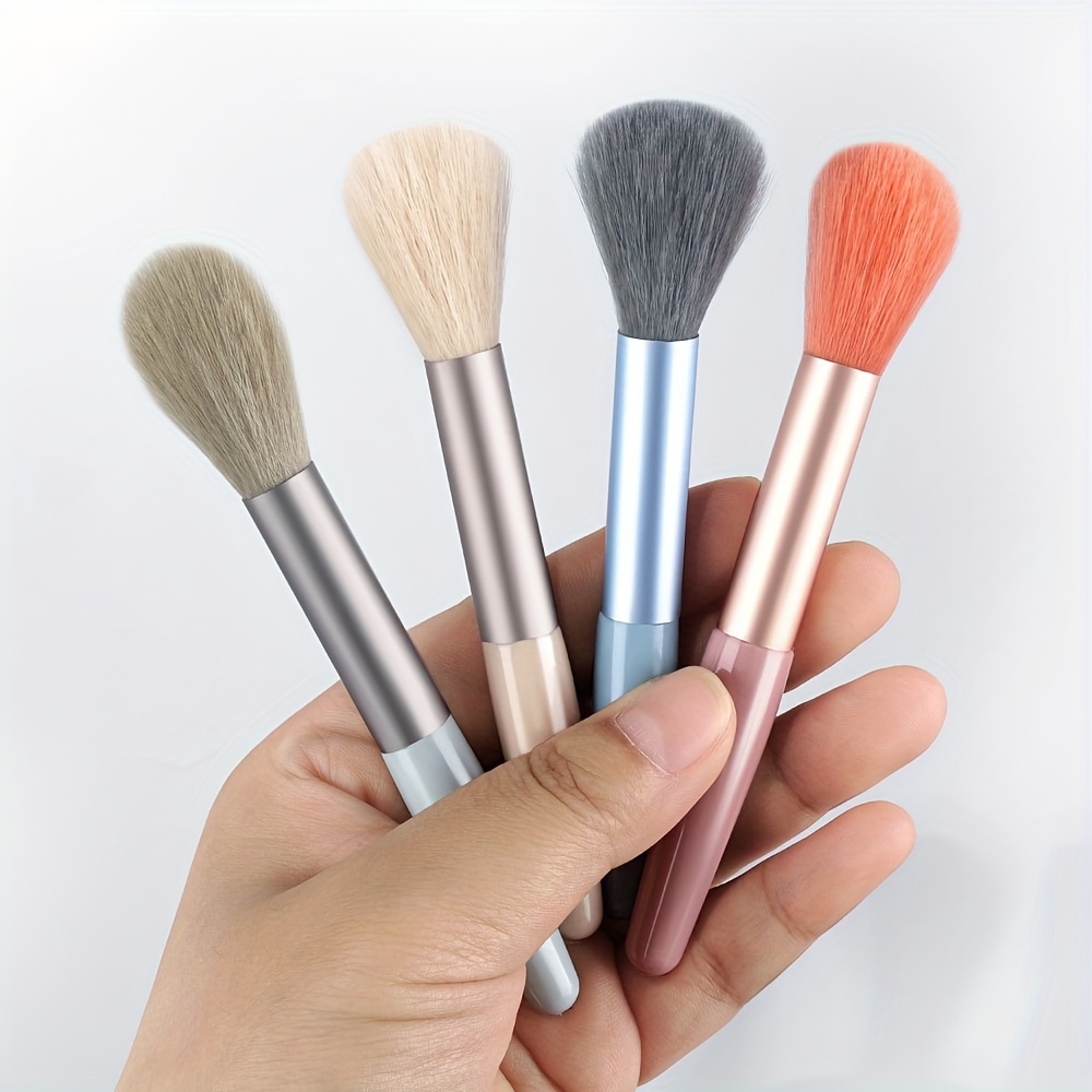 5pcs Silicone Makeup Brush Set Anself Professional Eyeshadow Brush Kit Mask  Moisturizers Applicator Makeup Tools