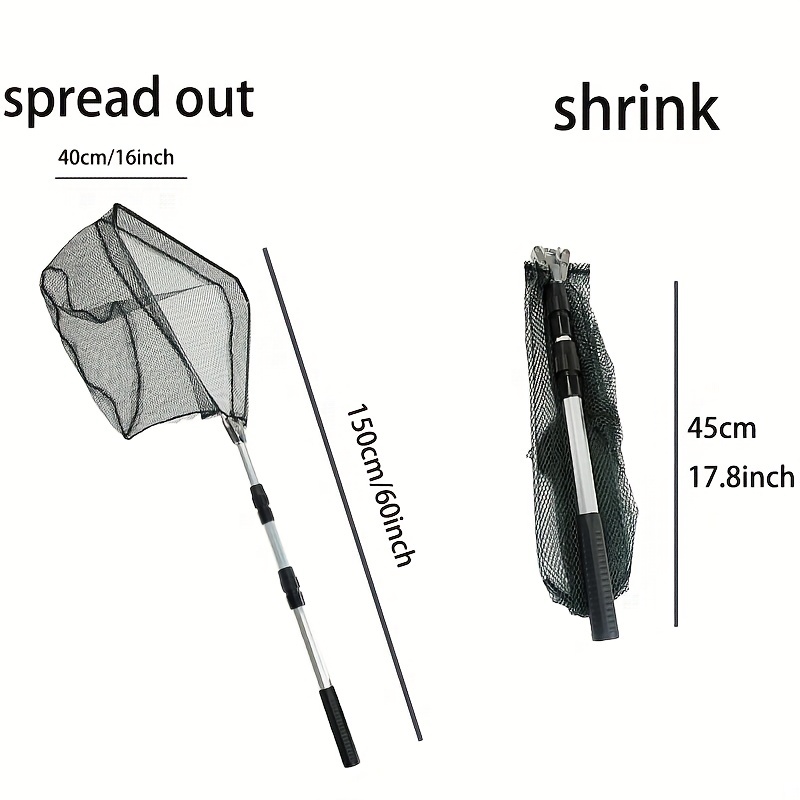 Telescoping Fishing Net Portable Extendable Pole Handle - Temu Canada