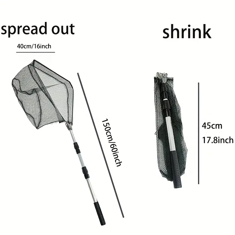 Telescoping Fishing Net Portable Extendable Pole Handle - Temu United  Kingdom