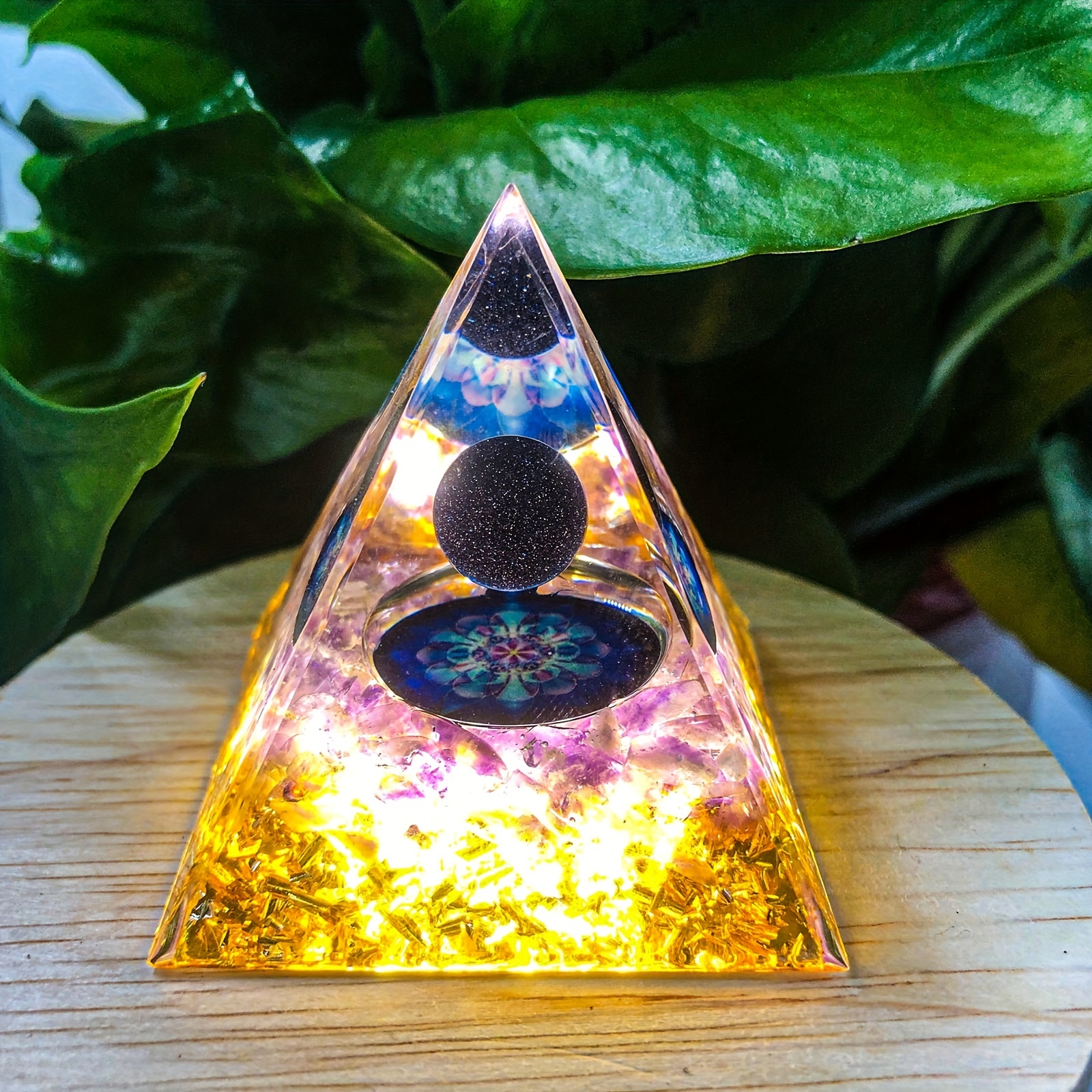 Orgone Pyramid Energy Transmitter Crystal Guardian Energy Generator