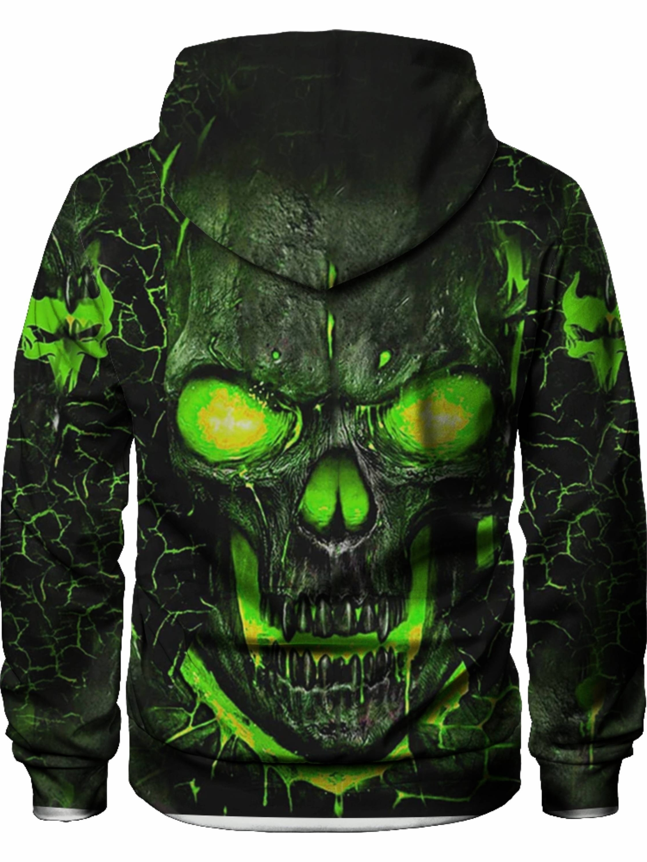 Halloween Series Hoodies Men Intimidating Skull Print Hoodie - Temu