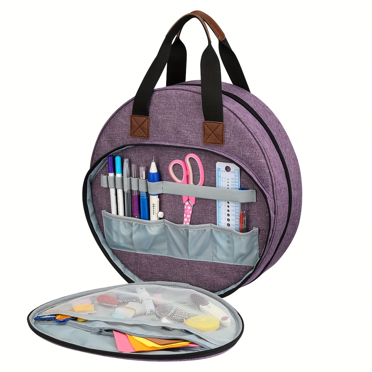 Cross stitch project bag embroidery storage cross stitch kit hoop bag  organizer