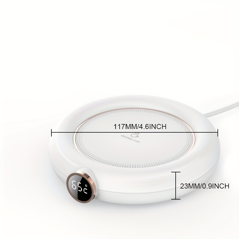 Mini Portable USB Cup Warmer 3 Gear Coffee Mug Heating Coaster Smart T –  vacpi